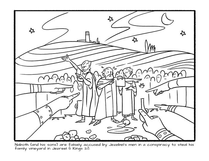 Coloring Book Naboth s Vineyard Coloring Book Naboth s Vineyard