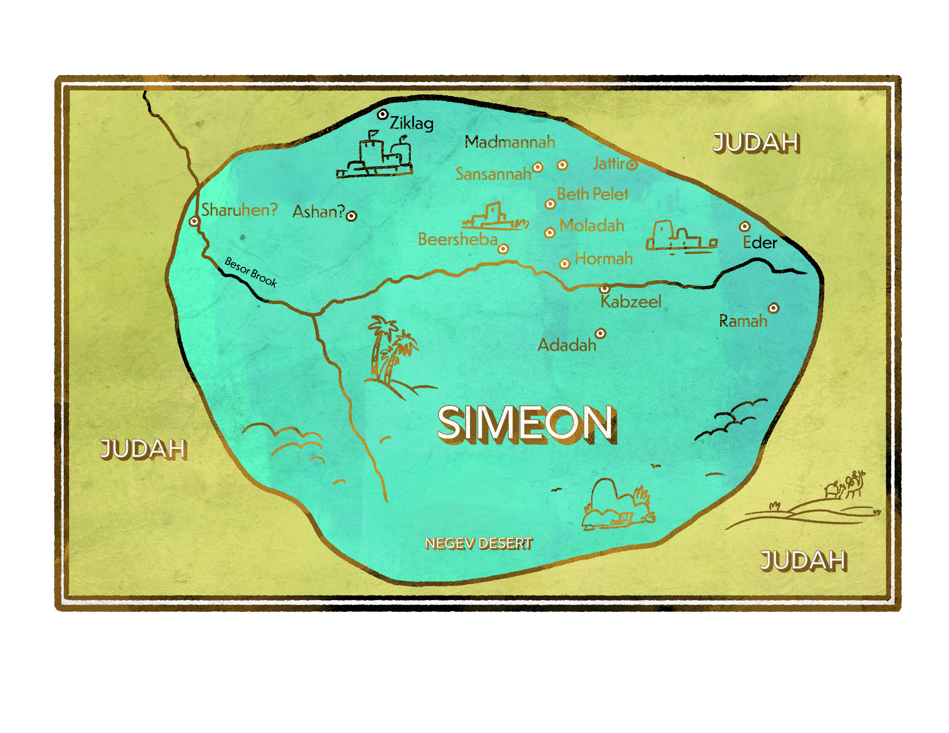 Study Color The Tribe Of Simeon study-color-the-tribe-of-simeon